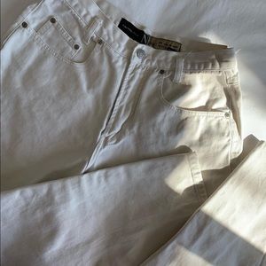 cream vintage mom jeans